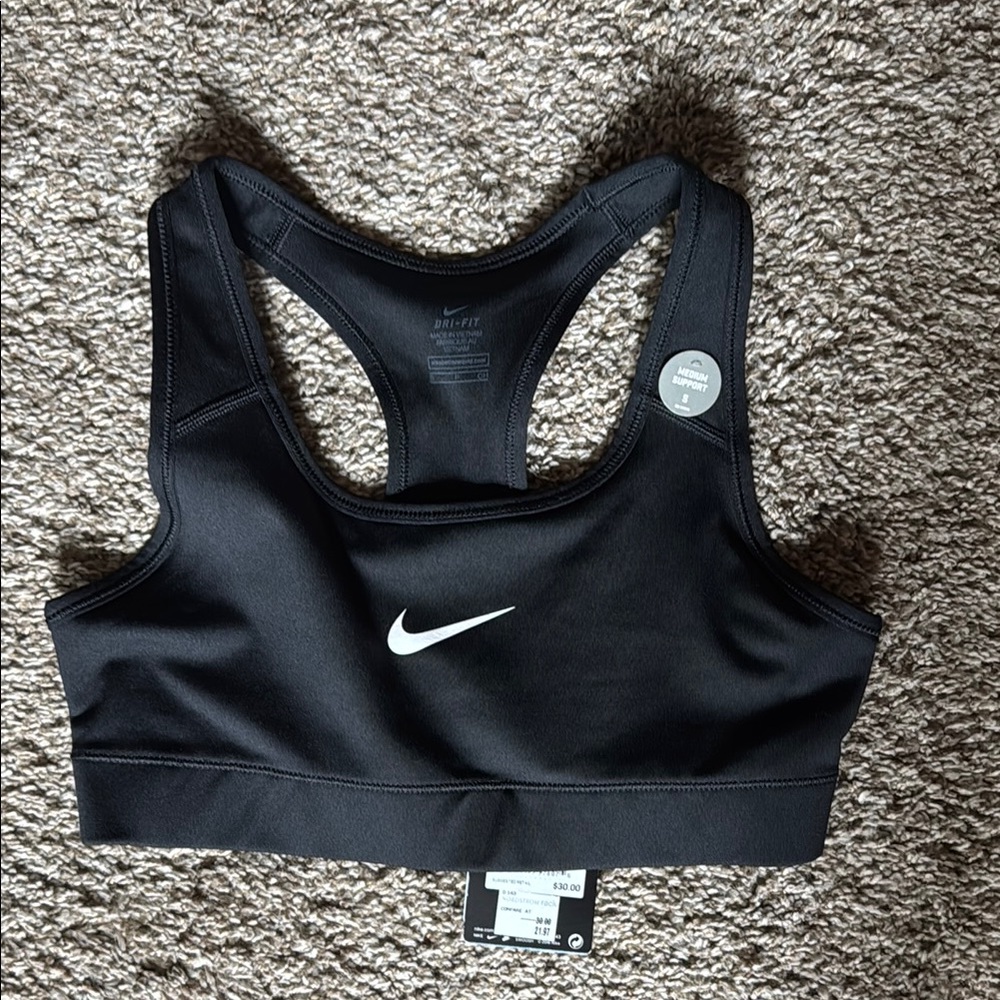 Nike Women's Black Racerback Sports Bra
